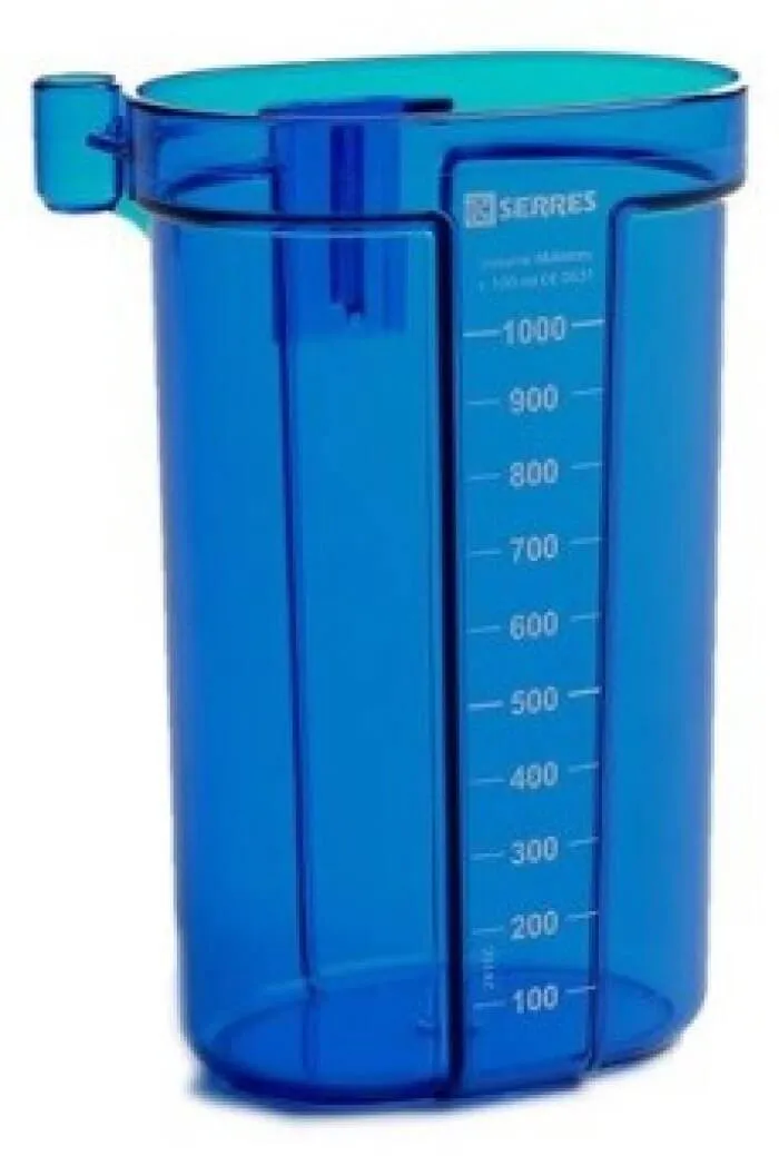 Canister for suction bags – blue, autoclavable – SERRES bags