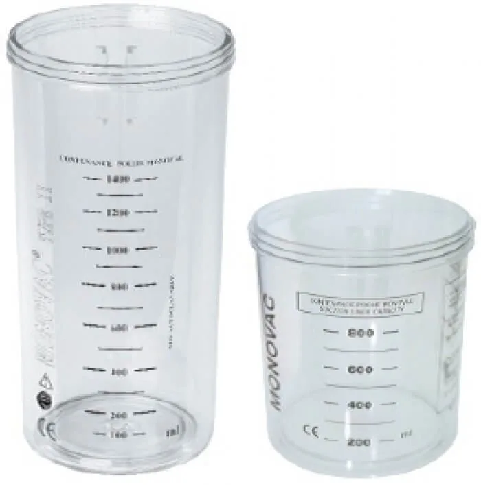 MONOVAC plastic canister – economy – Canisters with lid